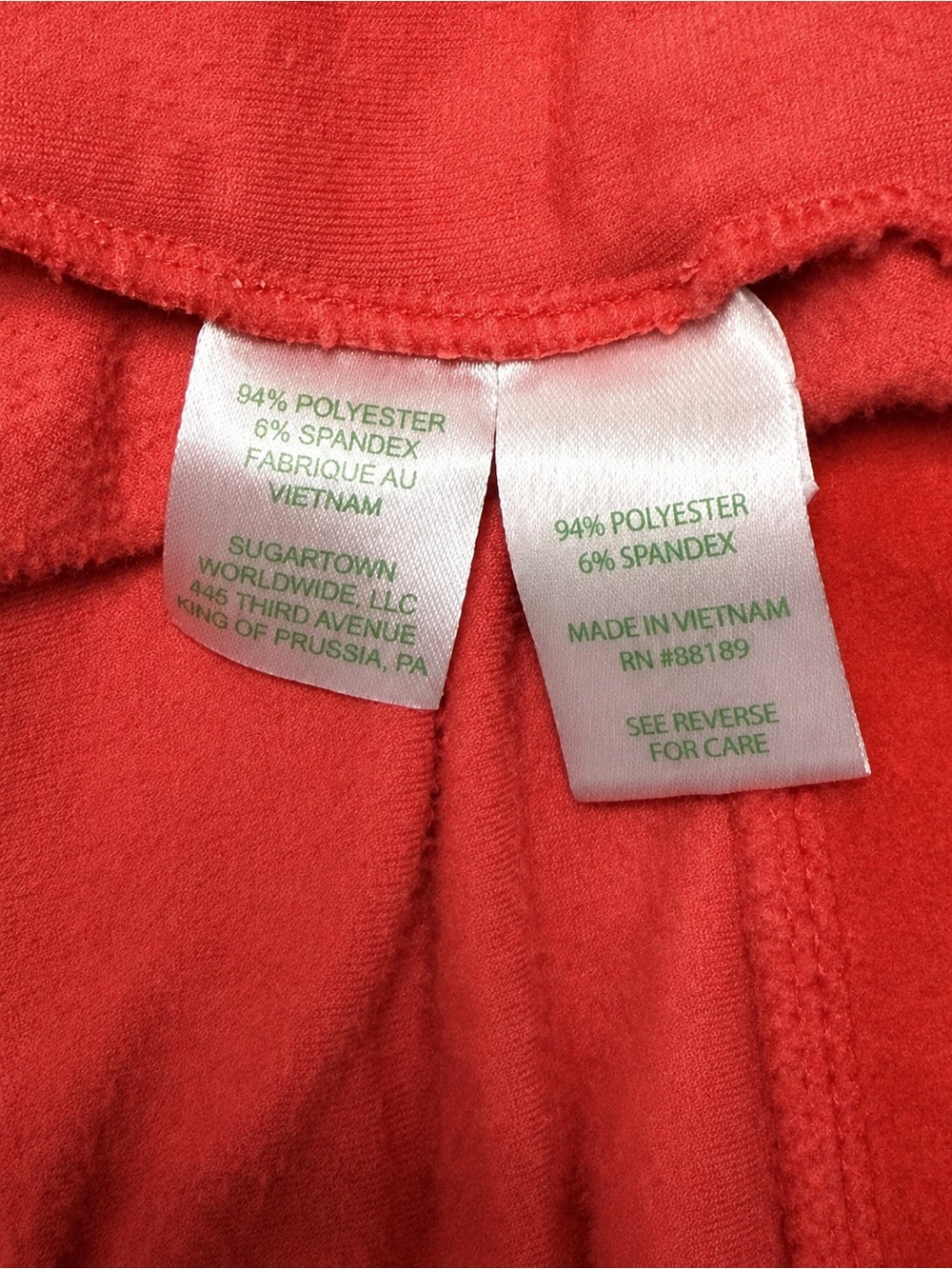 Lilly Pulitzer Red Velour Zip Jacket - Picture 4 of 5